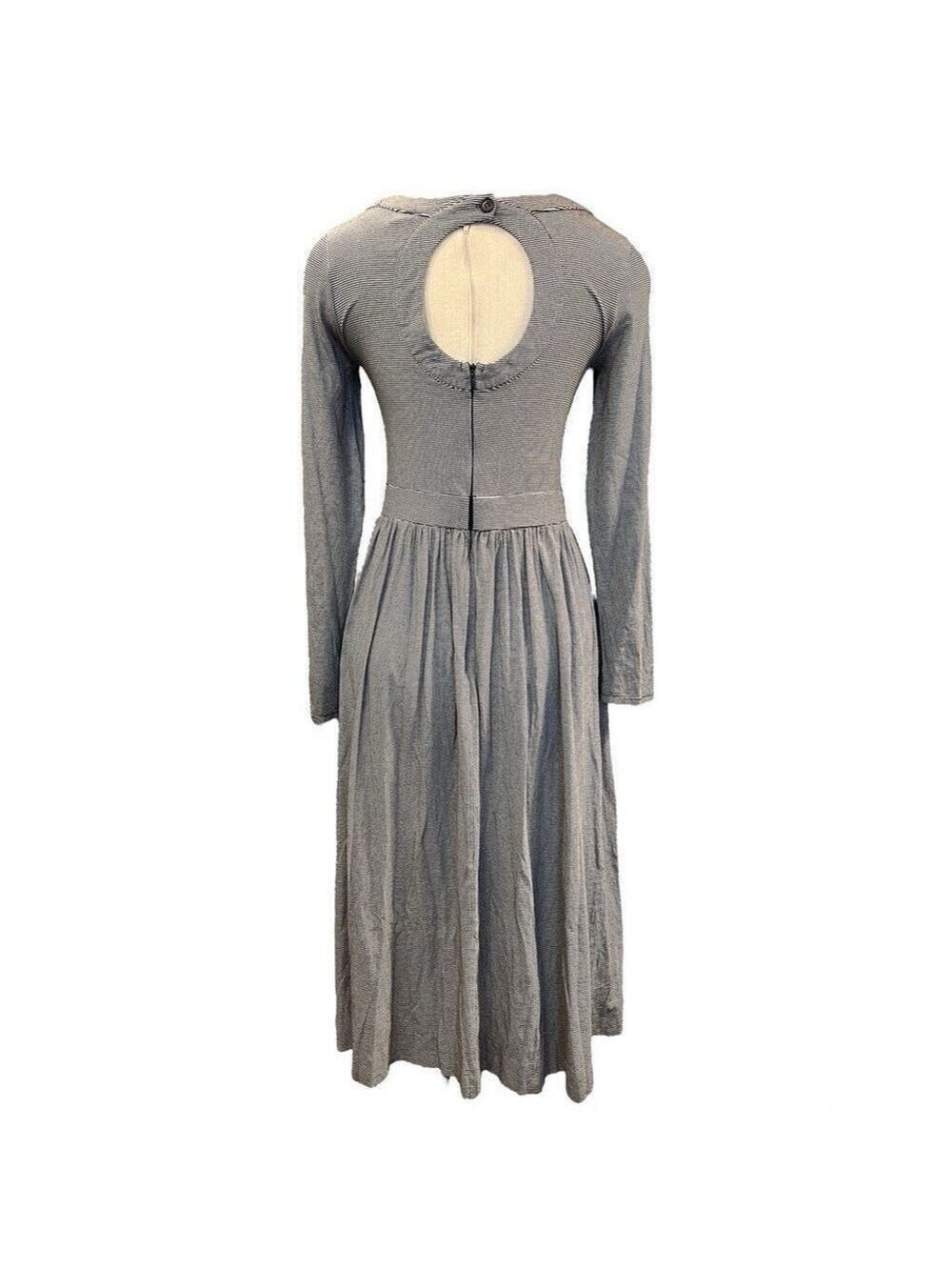 Anthropologie Sunday in Brooklyn Long Sleeve Striped Knit Maxi Dress Small - Picture 8 of 8